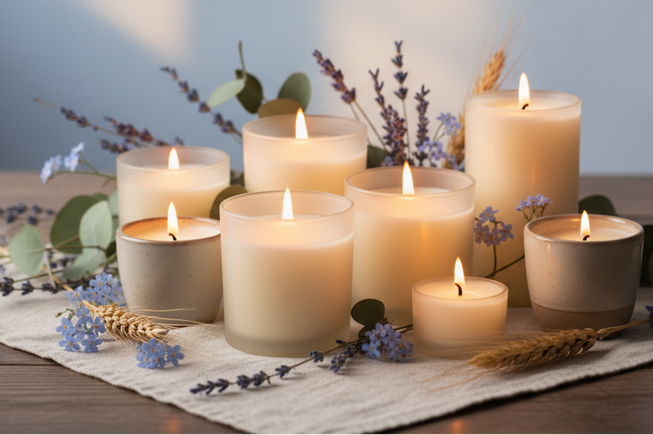 Kindness Valley Candles Warm Blue Hero Banner
