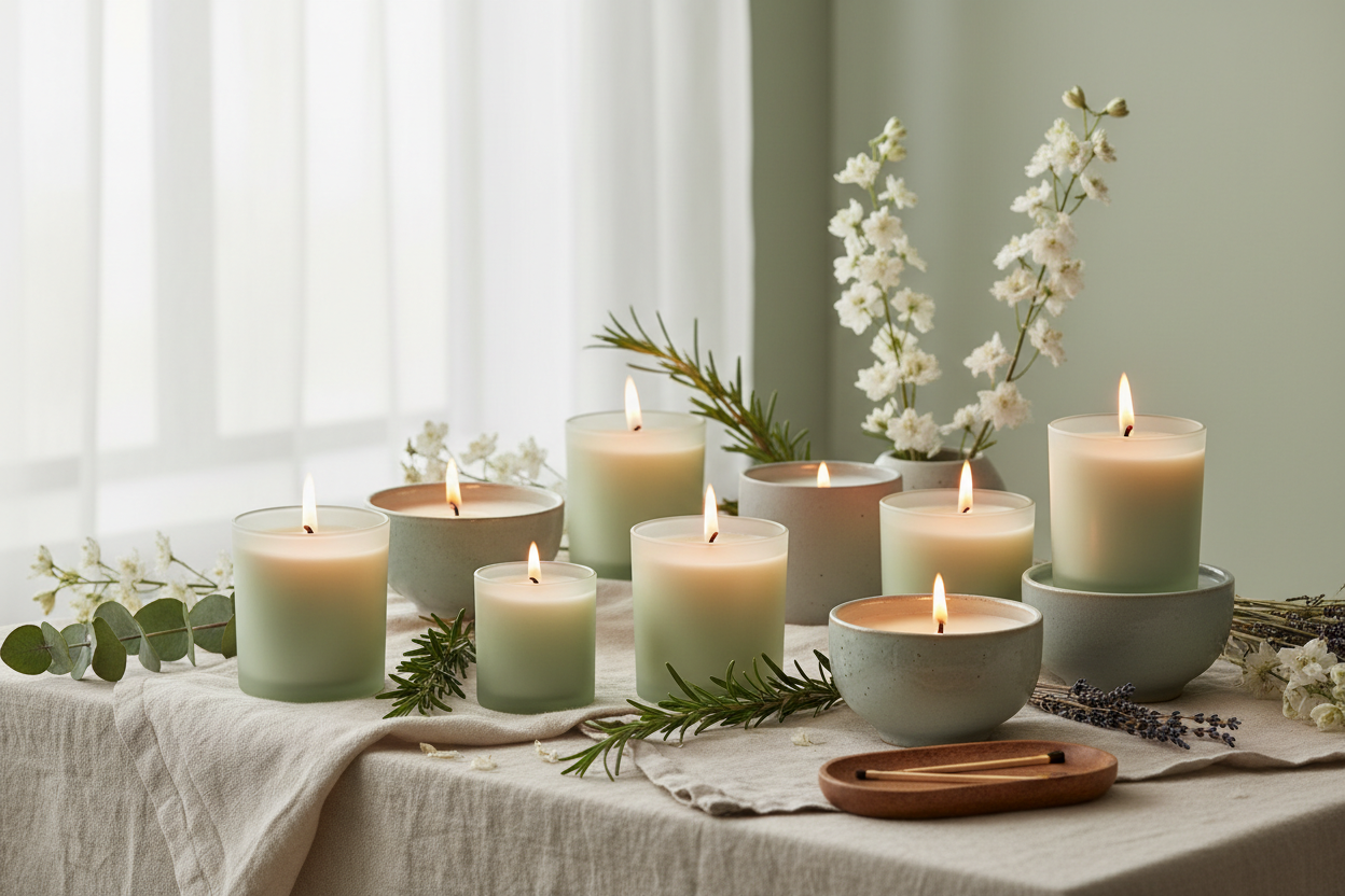 Light Green Candle Business
